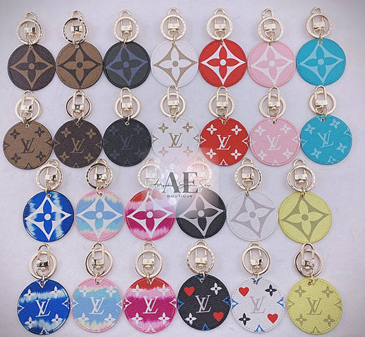 Colorful Circle Keychains (WHOLESALE)