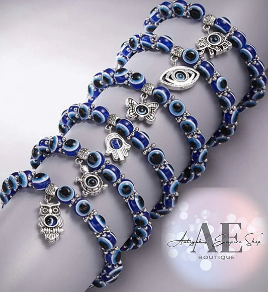 Evil Eye Charm Bracelets (WHOLESALE)